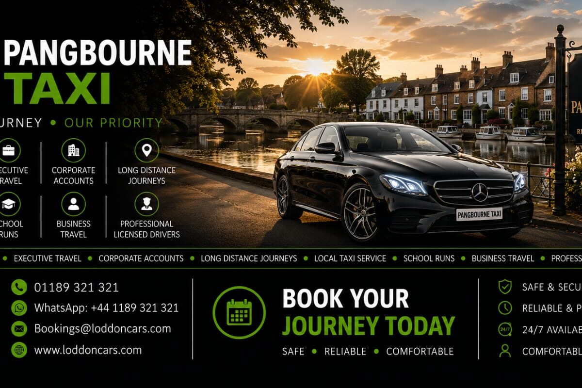 Pangbourne Taxi Local, Airport & Long-Distance Travel