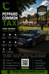 Peppard Common taxi for local journeys and airport transfers