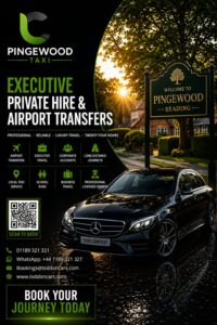 Pingewood taxi providing reliable local and airport transfers