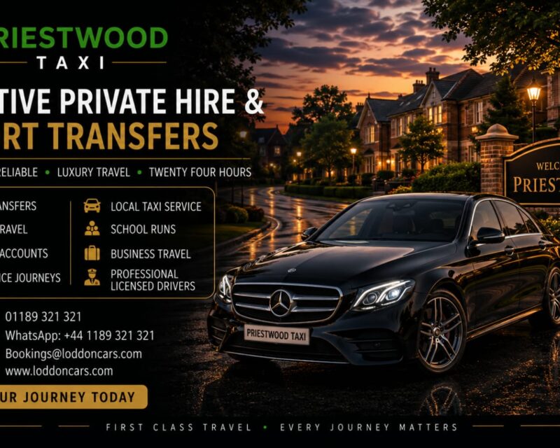 Priestwood Taxi Service Local & Airport Travel