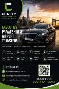 Purley on Thames taxi providing reliable local and airport transfers