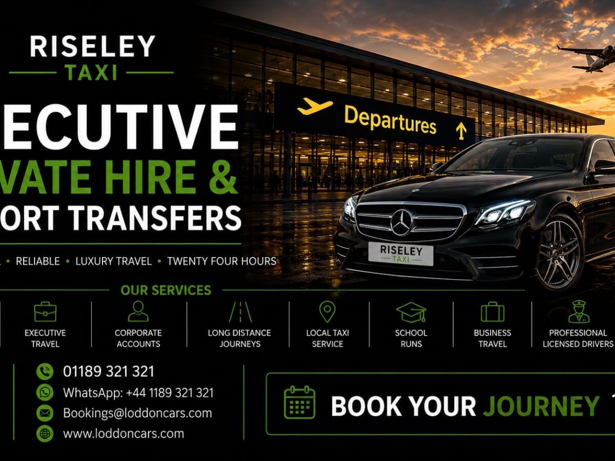 Riseley Taxi Local, Airport & Long-Distance Travel