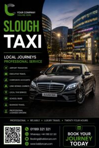 Slough taxi service for local and airport journeys