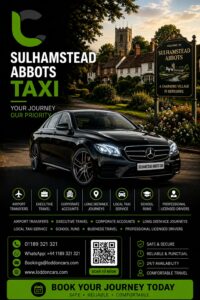 Sulhamstead Abbots taxi providing reliable local and airport transfers