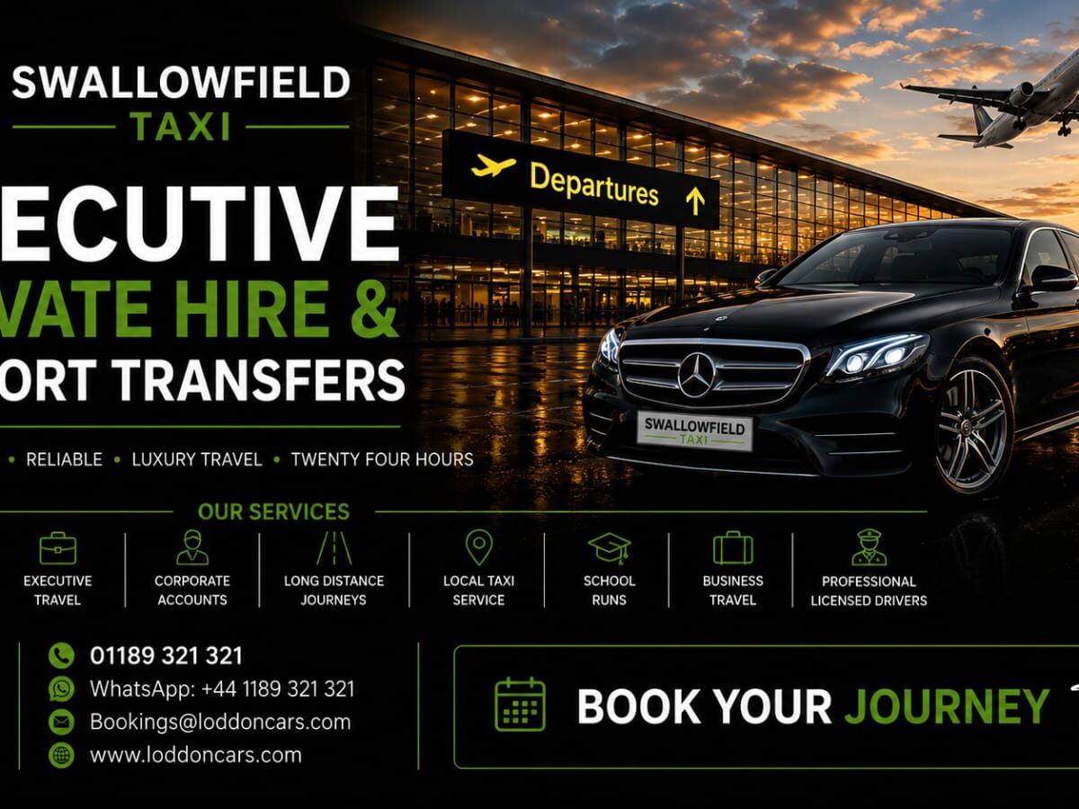 Swallowfield Taxi Local, Airport & Long-Distance Travel