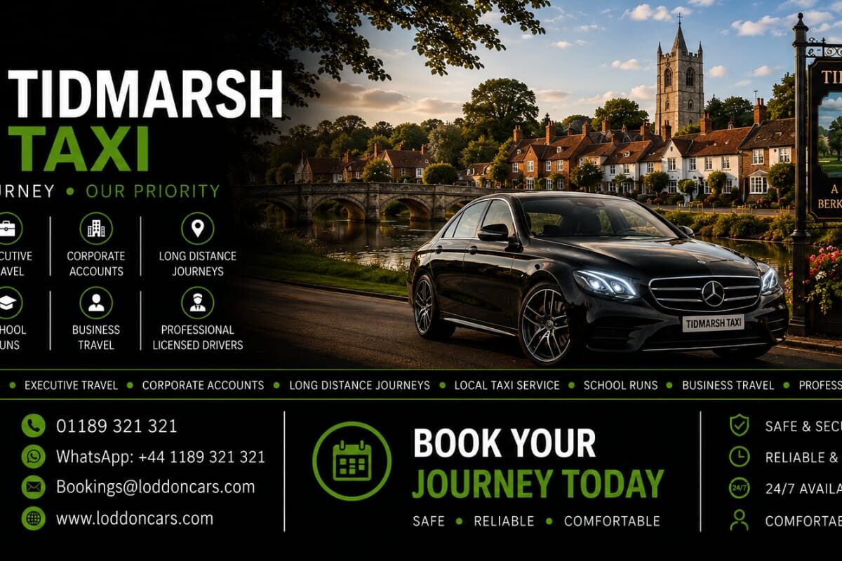 Tidmarsh Taxi Local, Airport & Long-Distance Travel