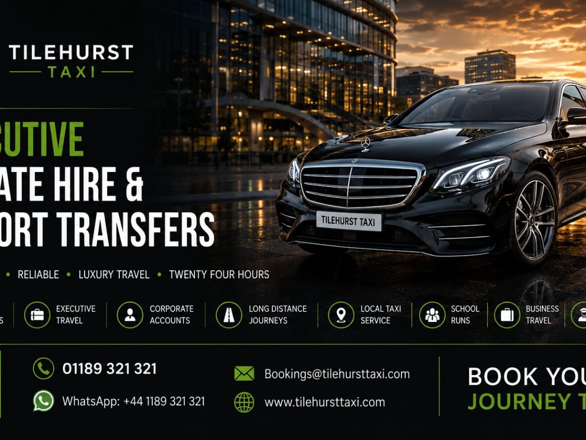 Tilehurst Taxi Local, Airport & Long-Distance Travel