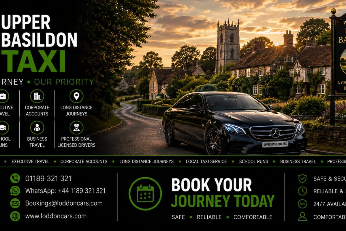 Upper Basildon Taxi Local & Airport Transfers