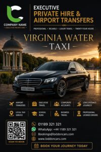 Virginia Water taxi service in Surrey with Loddon Cars