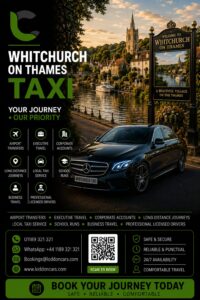 Whitchurch-on-Thames taxi providing reliable local and airport transfers