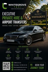 Whitegrove taxi service in Bracknell, Berkshire