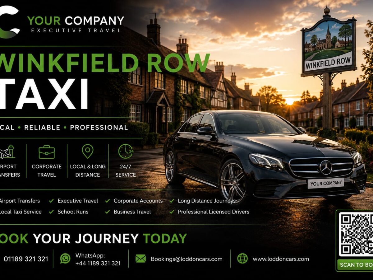 Winkfield Row Taxi Local & Airport Transfers