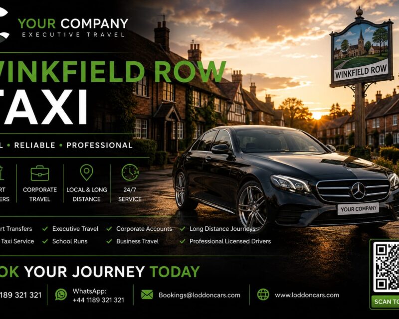 Winkfield Row Taxi Local & Airport Transfers