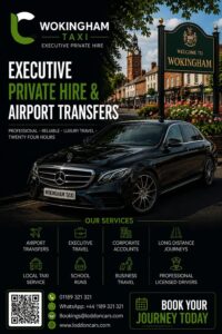 Wokingham taxi service in Berkshire with Loddon Cars