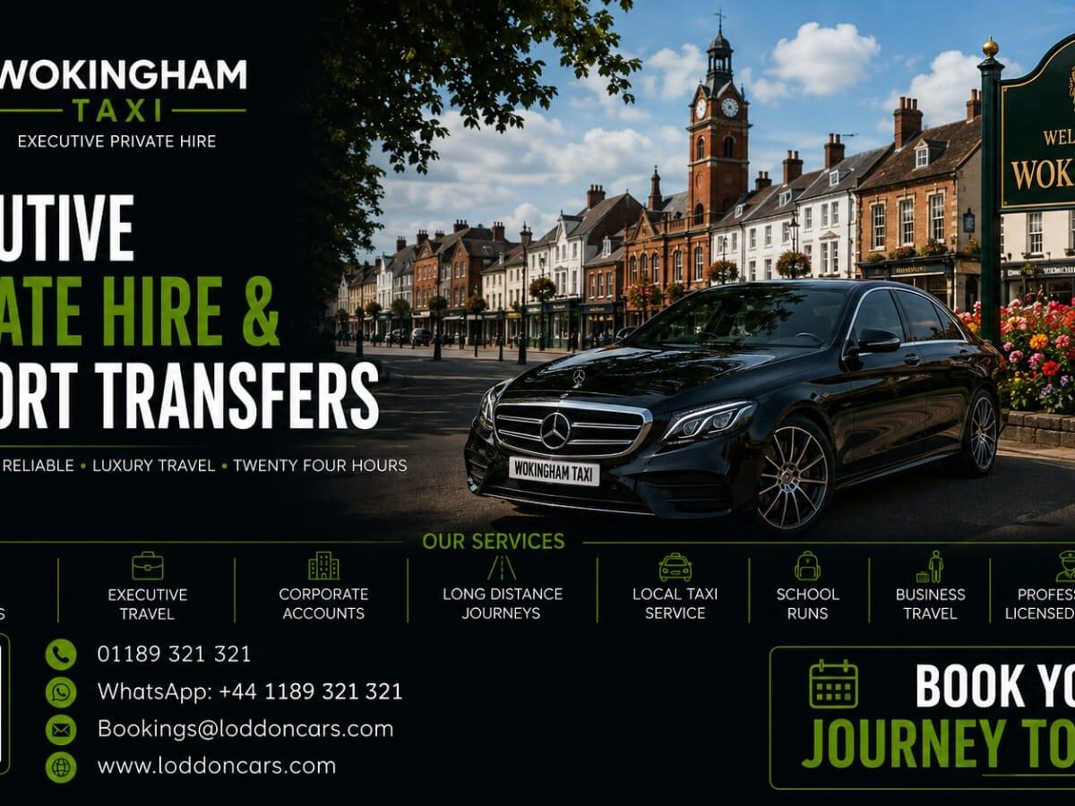 Wokingham Taxi Service Loddon Cars