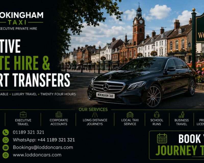 Wokingham Taxi Service Loddon Cars